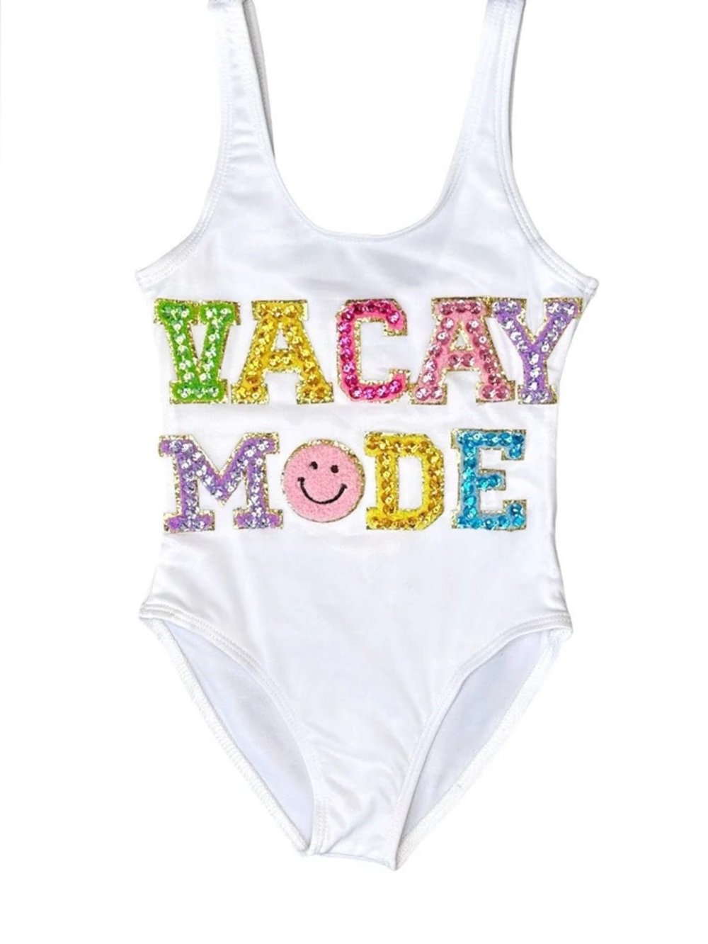 Lola + the Boys Vaca Mode Swimsuit Girl’s Size 14 White